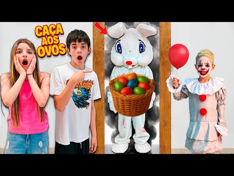 THE EVIL RABBIT - EASTER EGG HUNT! WHOEVER WINS WILL KNOW WHO HE IS!? - Part 2