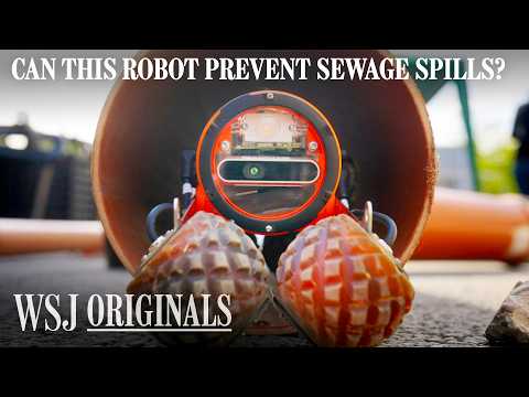 Why This Tiny Robot Could Fix Massive Sewer Failures | WSJ
