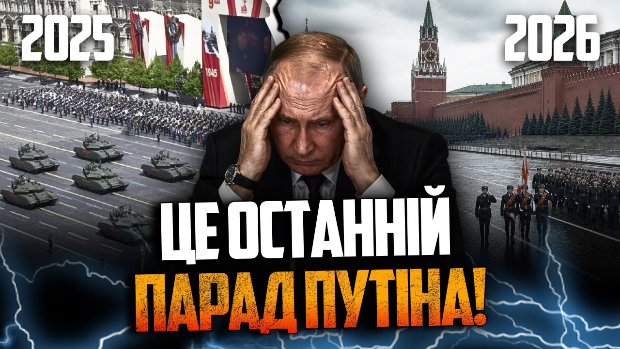 ⚡️Парад ганьби та поразки! Як  за рік путін втратив все. "9 мая" без техніки та