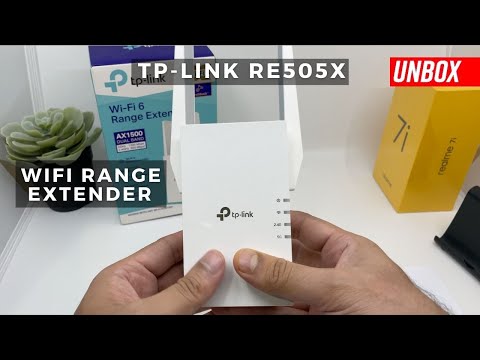 TP-LINK AX1500 „Wi-Fi 6“ diapazono plėtiklis „Broadcom 1.5GHz“ trijų branduolių procesorius, 2 išorinės antenos, jungiamas prie sienos. video