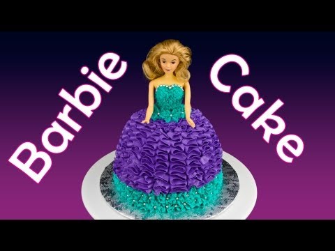 Barbie Cake / Princess Cake: How to Make a Barbie Cake by Cookies Cupcakes and Cardio
