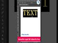 How To Change Text Font In Photoshop Test Design Part 1 Shorts Youtubeshorts