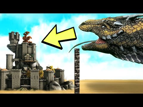 ARK Base Raiding With WORLD SERPENT Boss Monster in Ark PVP - Ark Survival Evolved
