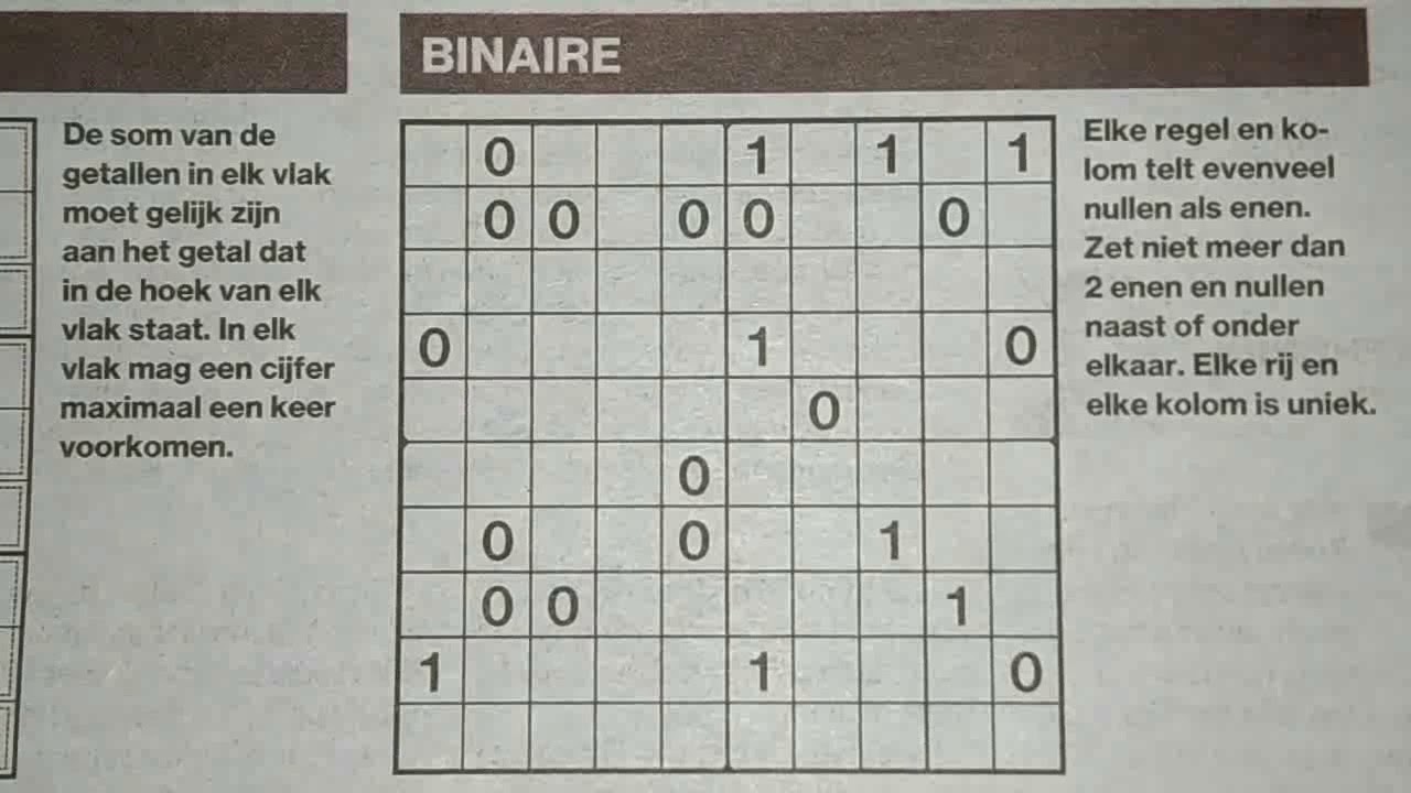 Enough, overload of sudokus today.  Binary Sudoku puzzle (#325) 11-13-2019 part 1 of 3