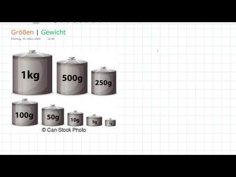 Mit Größen rechnen - Mit Gewichten rechnen | Mathematik einfach erklärt