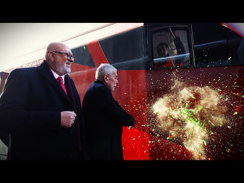 Das war die erste Zugfahrt der Koralmbahn