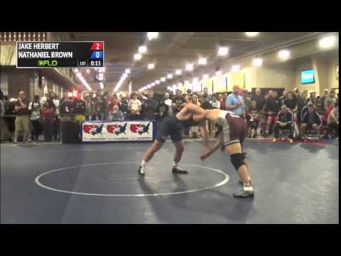 86 kg R3 - Jake Herbert (NYAC) vs Nathaniel Brown (LVAC)