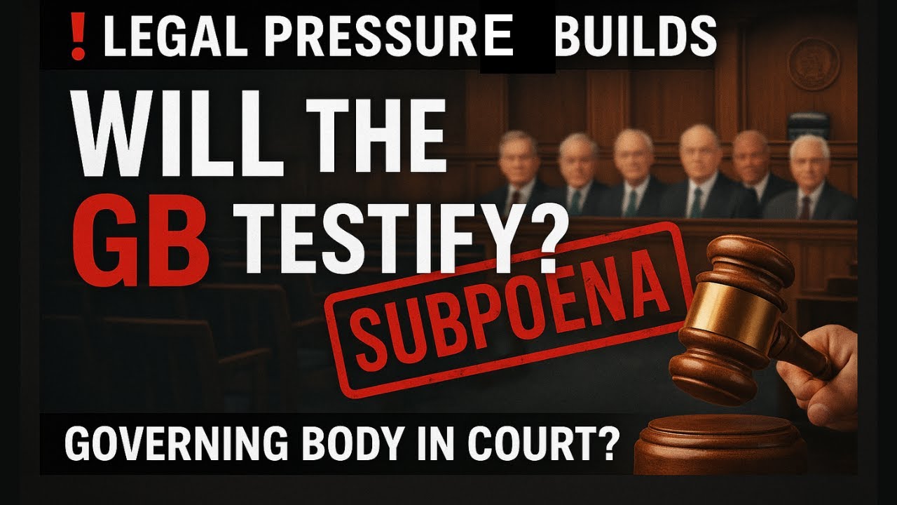 Legal Pressure Builds: Will the Governing Body Testify Under Oath?