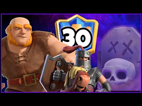 Top 30 Ladder with GianT GraveYarD Deck | Clash Royale