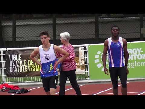 RELAIS 4X100m CAM - FD1 - Chpts régionaux Cadets-Juniors - PONTOISE, 8 juin 2019