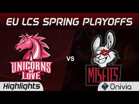 UOL vs MSF Highlights Game 3 LCS Spring Playoffs 2017 Unicorns of Love vs Misfits