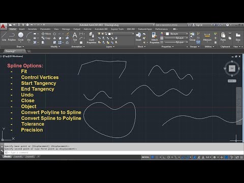 AutoCAD Tutorial Circle Command 3 Point 2 Point Tan Tan Radius Tangent Circles