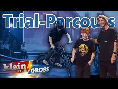 Fabio Wibmer (@wibmerfabio) vs. Samy (12): Trial course! | Little vs. Big