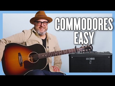 Commodores Easy Guitar Lesson + Tutorial