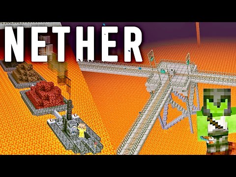 Expansive Nether Highway! - Let's Play Minecraft 626