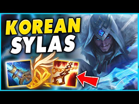 THIS KOREAN SYLAS BUILD DESTROYS ANY CONTROL MAGE! (LEARN TO PLAY SYLAS) - League of Legends