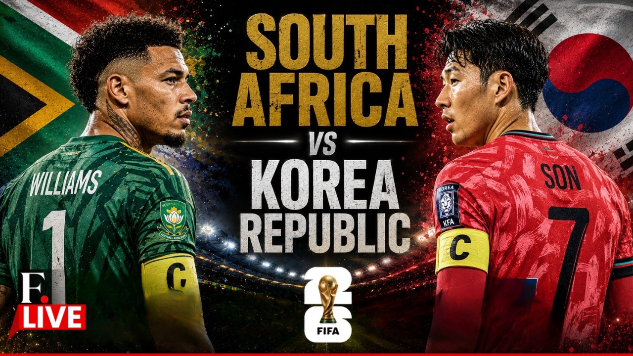 🔴South Africa VS South Korea | FIFA World Cup 2026 | Andy Robertson VS Marquinhos  | GROUP A