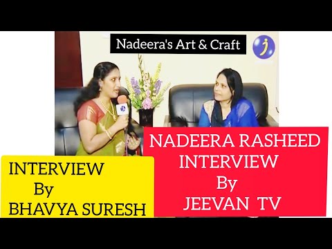 NADEERA RASHEED  Interview  By " JEEVAN TV "