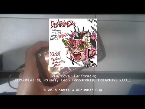 (Real Drum弾いてみた) Xansei, Leon Fanourakis, Paledusk, JUBEE - GUNGUNDA!