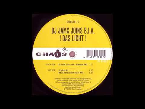 Dj JamX Joins B.I.A. -  ! Das Licht ! (DJ JamX & DeLeon's DuMode Rmx) (1999)