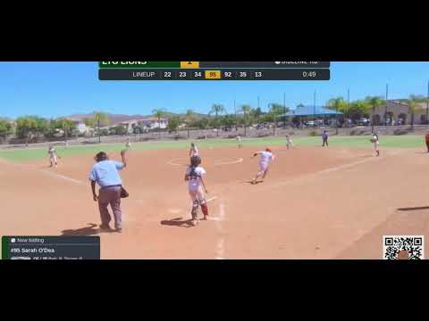 Brashear Invitational (Hitting) Sarah O’Dea 2023 LTG Henderson Third/Outfield/Utility