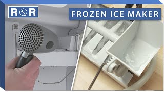 Ice Maker Frozen? (Refrigerator Troubleshooting) | Repair & Replace