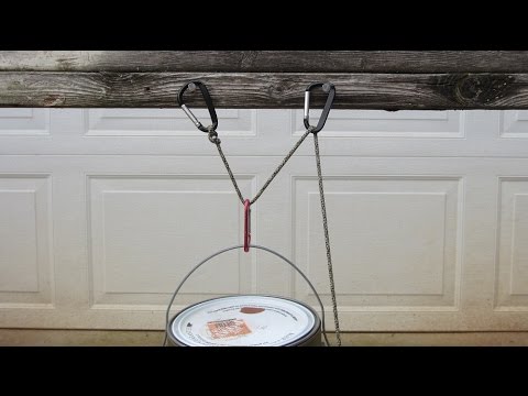 How to make a Simple Pulley System - Pulleys Simple Machines