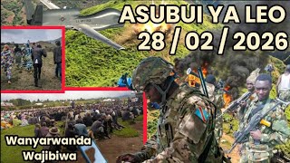 Download lagu HIZI HAPA HABARI ZA UKWELI KUTOKA KWENYE UWANJA WA VITA/WANYARWANDA WAJINIWA KWA ASIRA NA DIASPORA. mp3