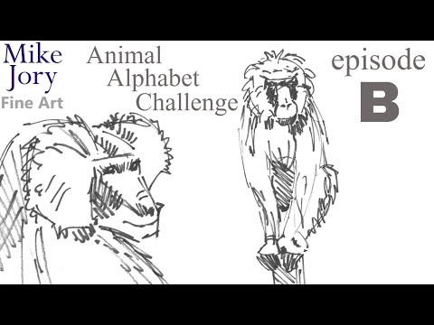 Thumbnail of 5 minute baboon drawing
