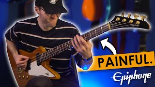 Video thumbnail for This bass broke me. | 1999 Epiphone Korina Explorer Bass [Review/Demo] by Jonny Dibble