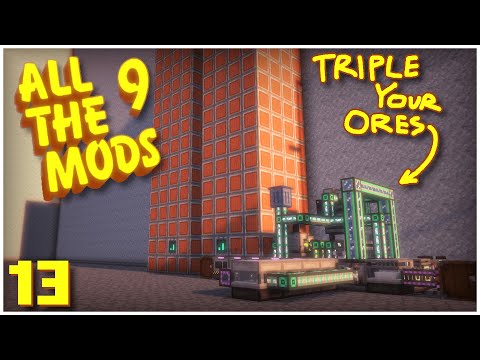 Mekanism Ore Processing! | All The Mods 9 | Ep 13