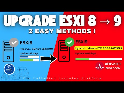 How To Upgrade VMware ESXi 8 To 9 The Easy Way!
