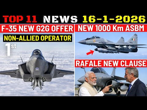 Indian Defence Updates : F-35 New G2G Offer,Rafale New Clause,New Hypersonic ASBM,Berkut-BM Inducted