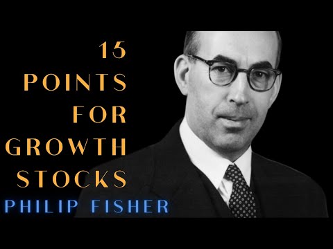 Philip Fisher 15 Points For Growth Stocks