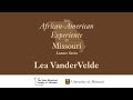 African American Experience Lecture Series Lea Vandervelde