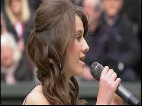 Faryl Smith and Katherine Jenkins at Wimbledon