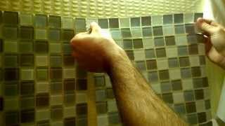 Kitchen Backsplash DIY Home Improvement(Step-1 Simplemat Tile Setting)