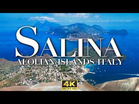 🇮🇹 Aeolian Islands Italy Island of Salina, 😍 🌺  Santa Marina Salina  4K 60 FPS