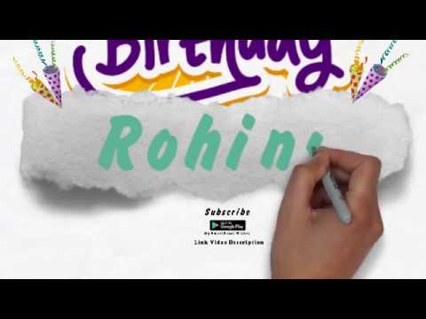 Happy Birthday Rohini