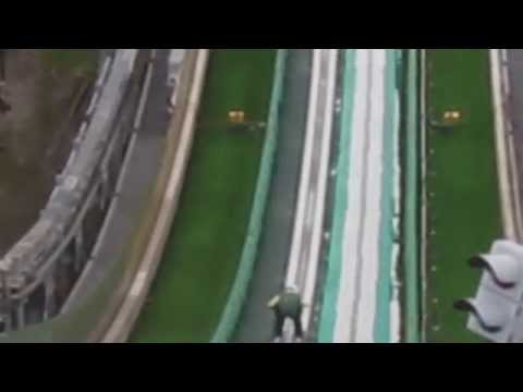 Hakuba ski jumping stadium 17th July 2014