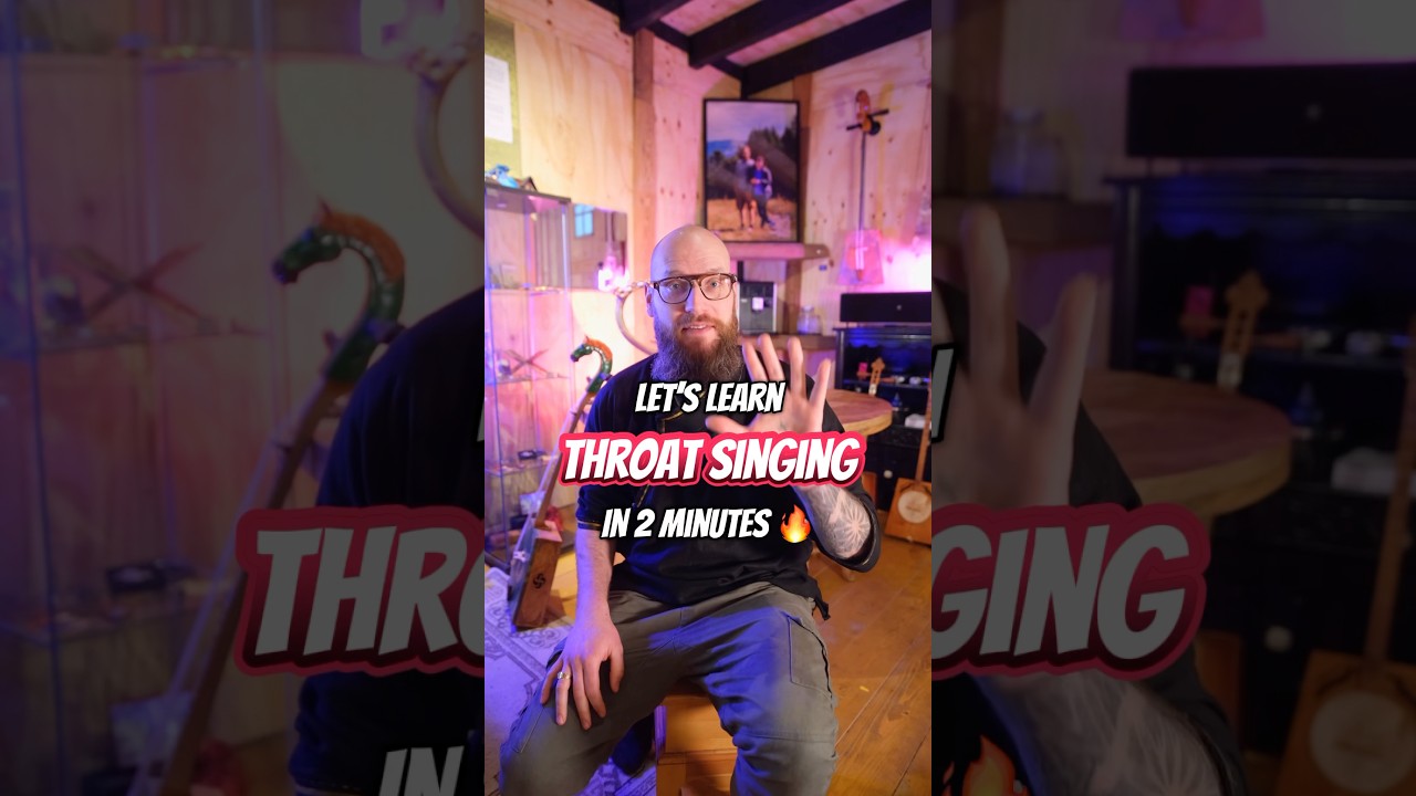 Let’s learn throat singing in 5 steps in 2 minutes! #mongolian #throatsinging