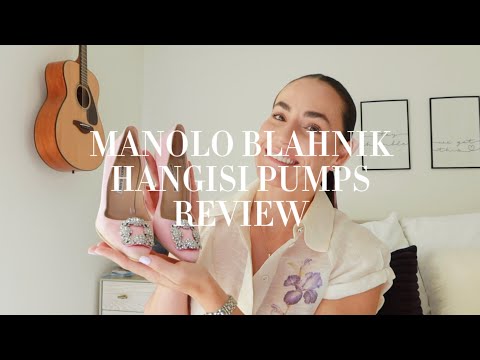 Review: Manolo Blahnik Hangisi 105mm | diseño, calidad, comfort | My “something blue” wedding shoes!