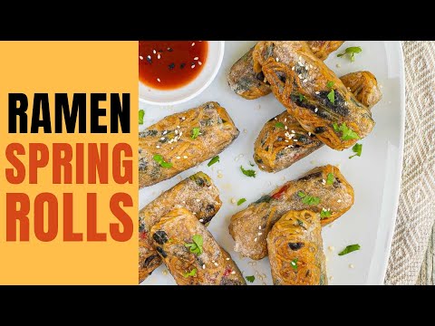Ramen Spring Rolls