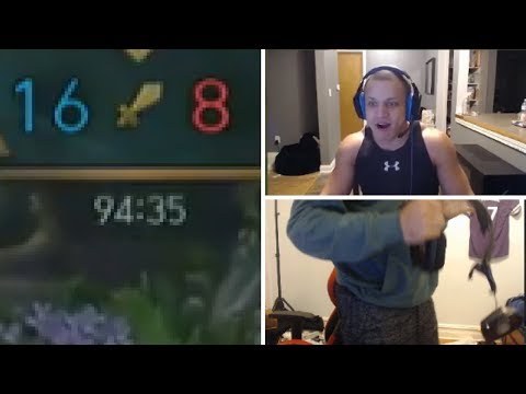 Tyler1 RAP GOD! YASSUO break the headphones! 94 min WORLD RECORD game!