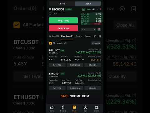 +$200,000 Profit / Bybit Futures Trading 🎯 #crypto #trading #bybit #futures