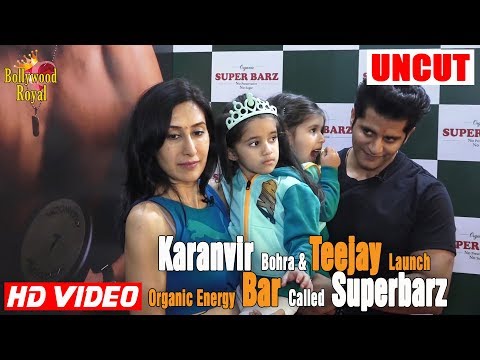 Karanvir Bohra & Teejay Launch Organic Energy Bar Called Superbarz