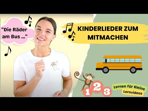 Kinderlieder zum Mitmachen - Lernen für Kleine mit Miss Josi (Lernvideos für Babys und Kleinkinder)