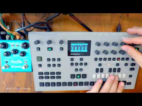 ANALOG 4 TUTORIAL 2 - ambient 'deep sea' Elektron  Strymon BlueSky Continuous Jam Track from Scratch