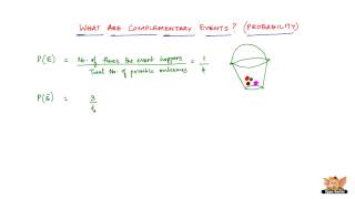 What are complementary events in probability