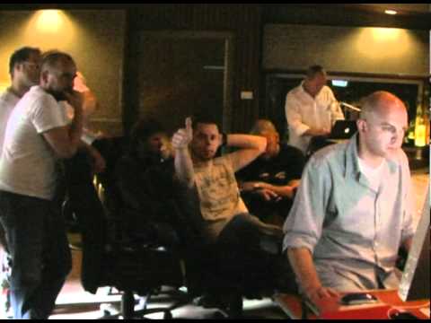 NLFU recording Funk For Life. in Hansa Studios, Berlin, June 2009.